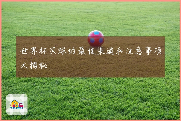 世界杯买球的最佳渠道和注意事项大揭秘