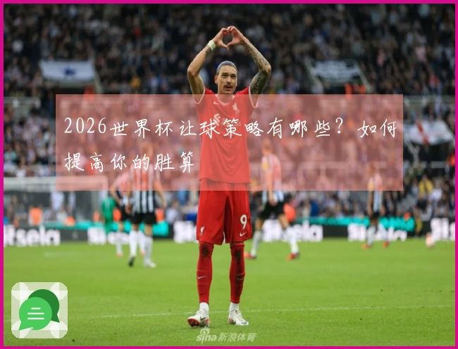 2026世界杯让球策略有哪些？如何提高你的胜算